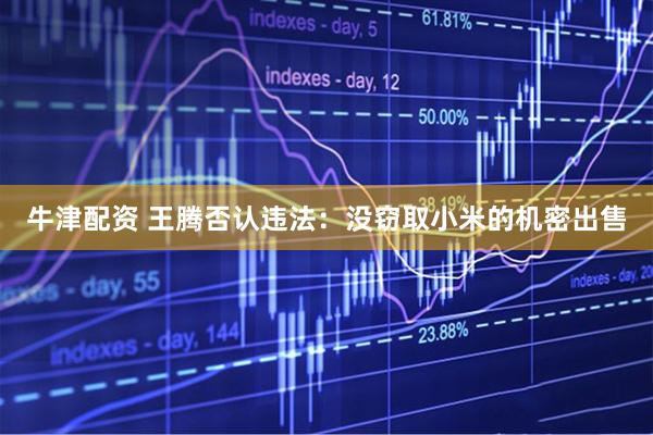 牛津配资 王腾否认违法：没窃取小米的机密出售